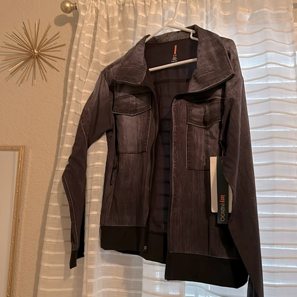 Black washed trucker jacket Lucy - Picture 1 of 5